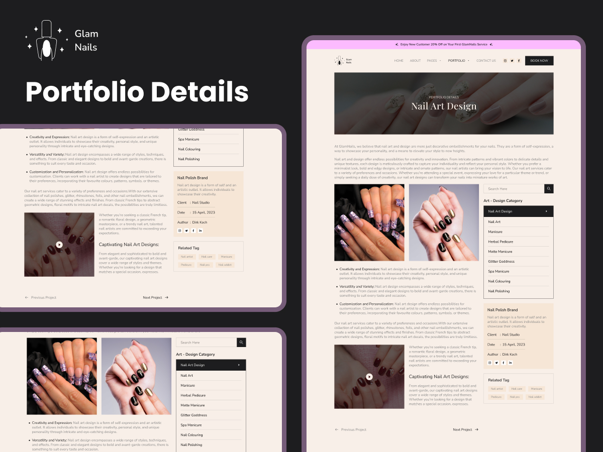 Creating an Online Portfolio to Showcase Nail Art Work