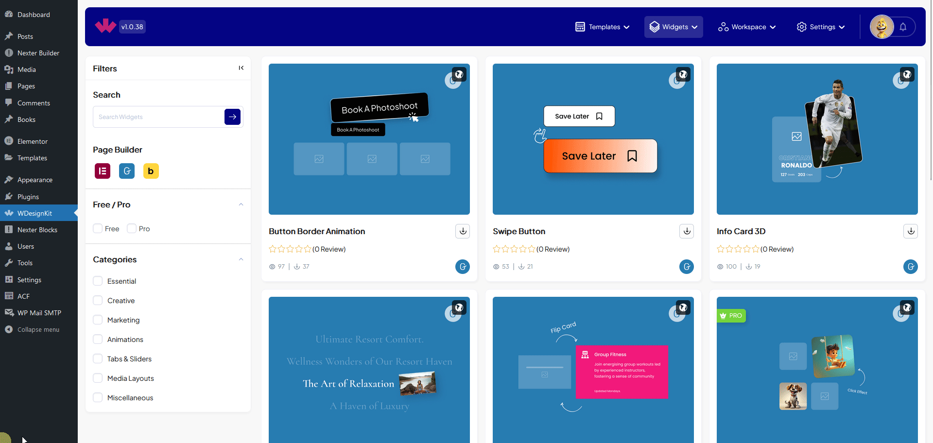 wdesignkit download public widget