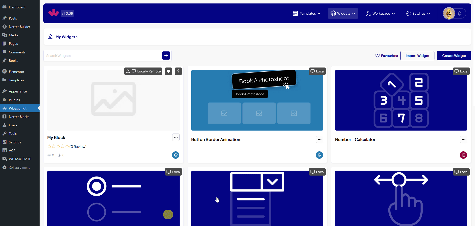 wdesignkit import widget