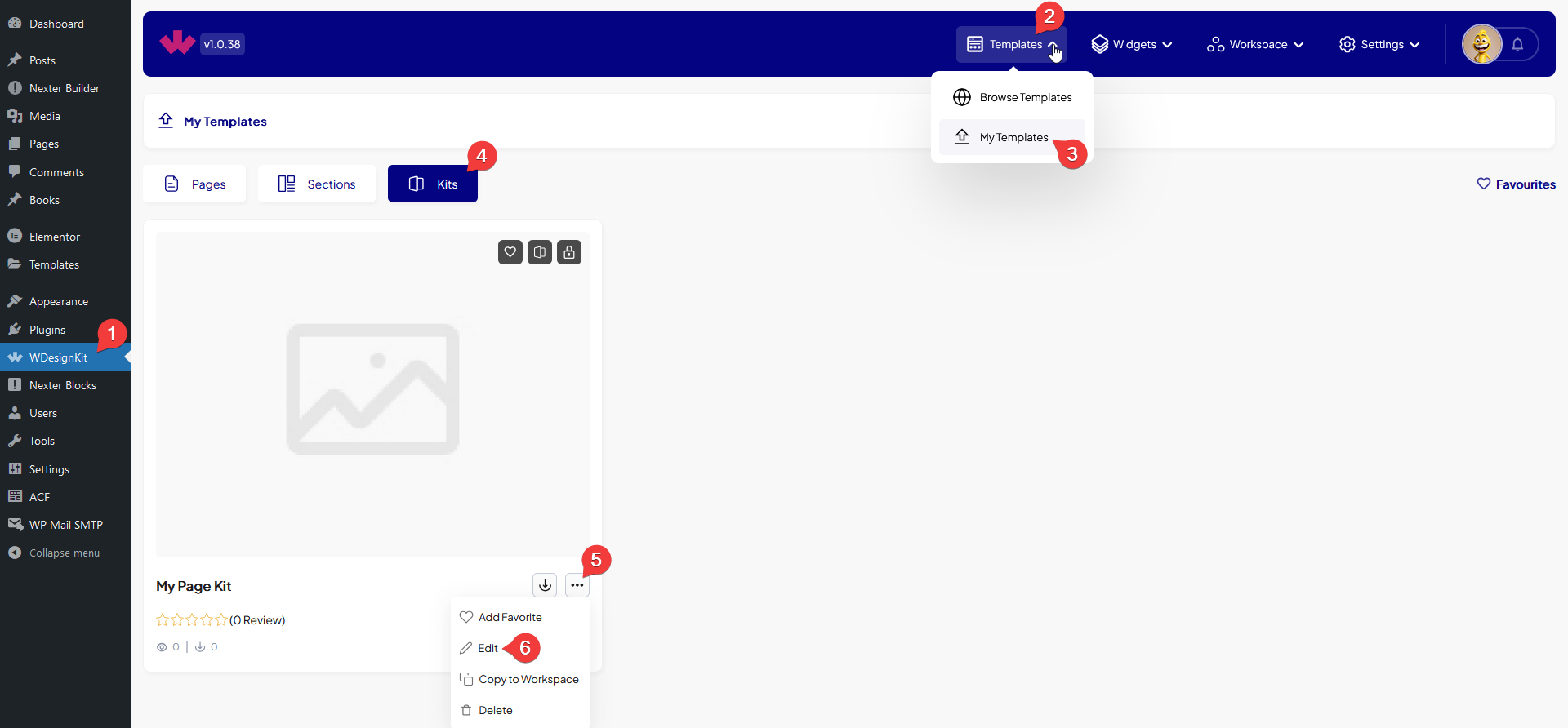 wdesignkit pagekit templates website
