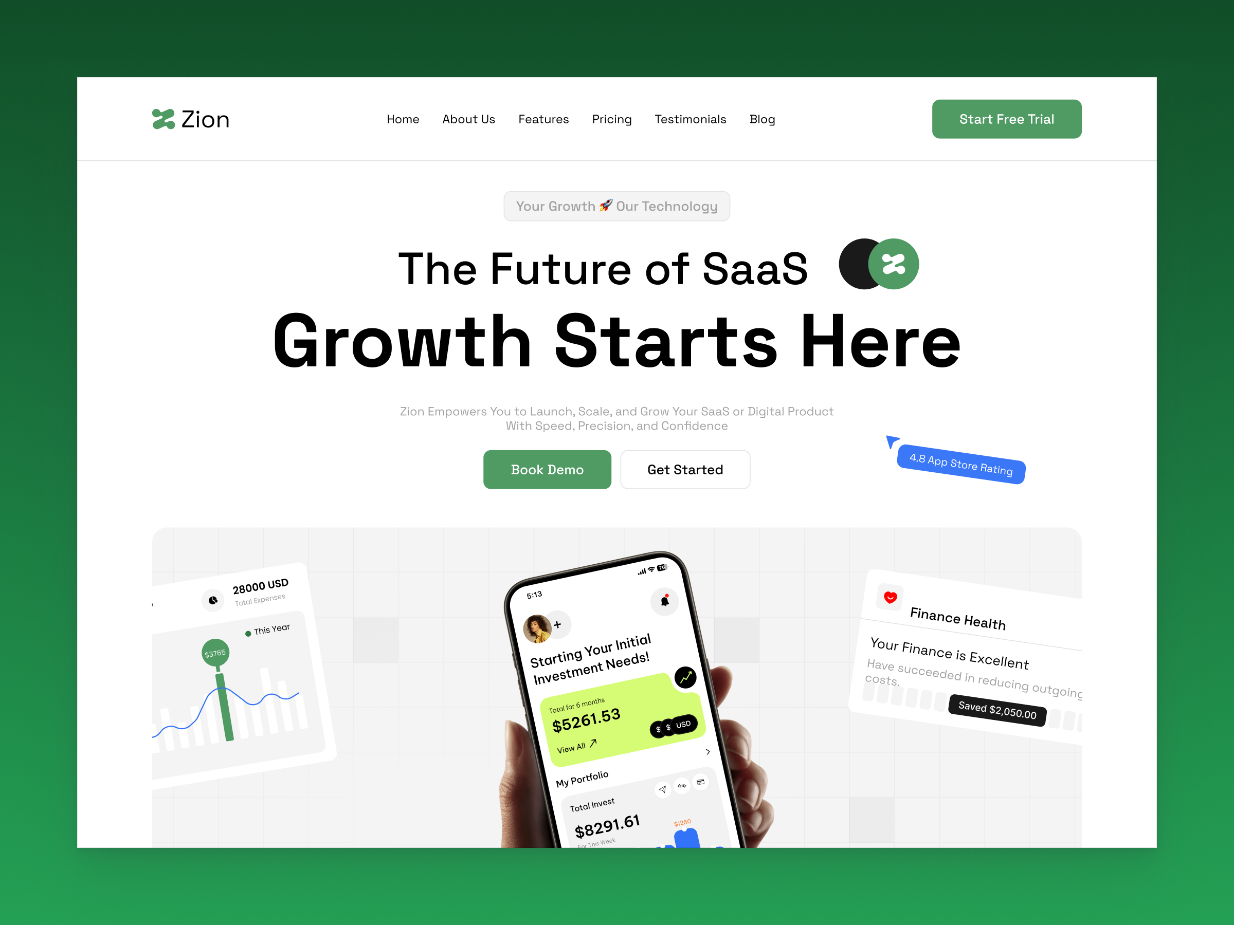 Zion Template AI-compatible kit by WDesignKit