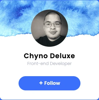 codepen profile card example, now hosted by marhdev after the original ChynoDeluxe pen was reassigned