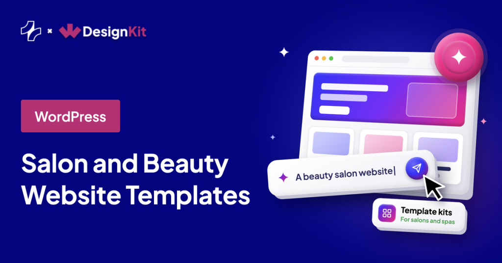Featured image for the WDesignKit article: Salon and Beauty Website Templates for WordPress