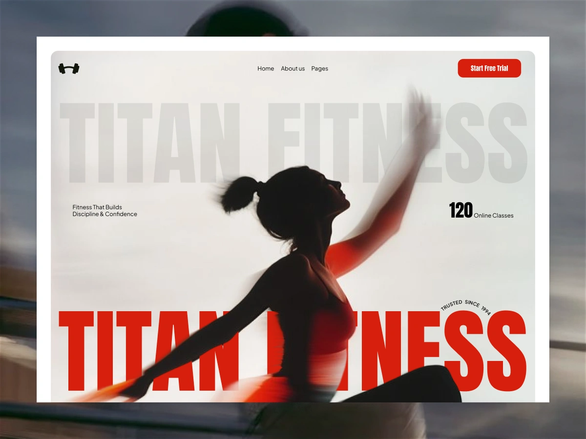 Titan Fitness, a fitness and training Gutenberg template kit by WDesignKit